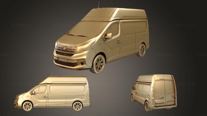 Автомобили и транспорт (Fiat Talento L2H2 2020, CARS_1459) 3D модель для ЧПУ станка