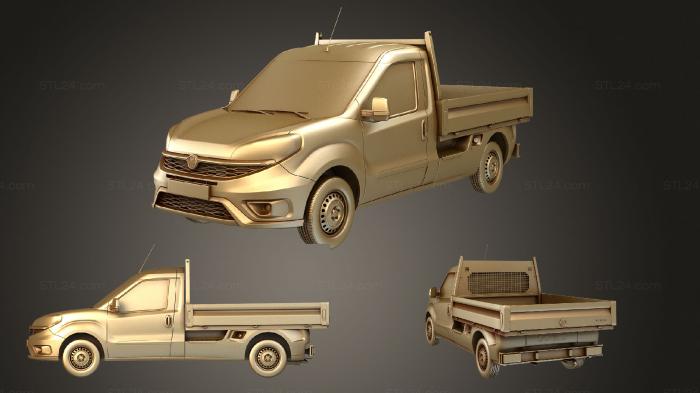 Автомобили и транспорт (автомобиль Fiat doblo, CARS_1470) 3D модель для ЧПУ станка