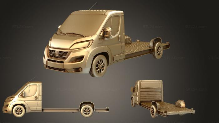 Автомобили и транспорт (Кабина платформы fiat ducato 3540 l4 2022, CARS_1471) 3D модель для ЧПУ станка