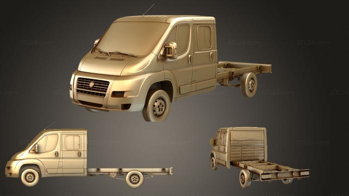 Vehicles (Fiat Ducato Chassis Crew Cab 4035XL WB 2014, CARS_1472) 3D models for cnc