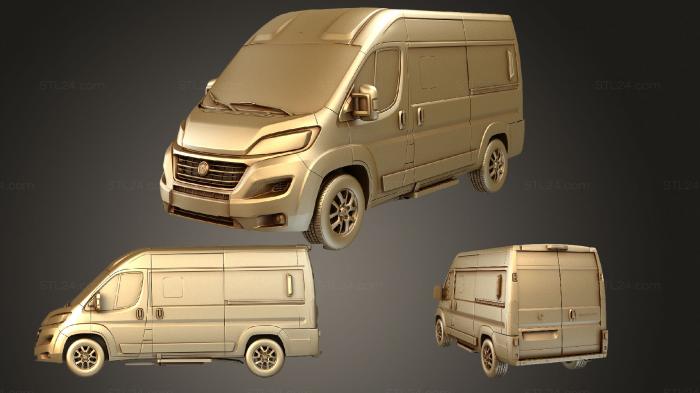 Автомобили и транспорт (Fiat ducato panorama 2014, CARS_1480) 3D модель для ЧПУ станка