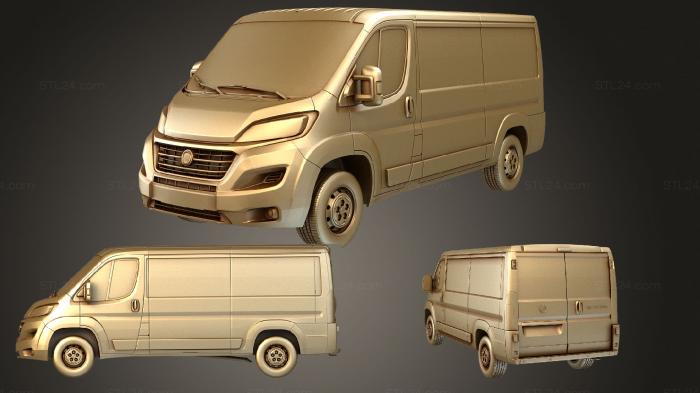 Vehicles (Fiat Ducato Van L2H1 2014, CARS_1485) 3D models for cnc
