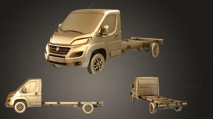 Vehicles (Fiat Truck Ducato Cab 4300WB 2019, CARS_1497) 3D models for cnc