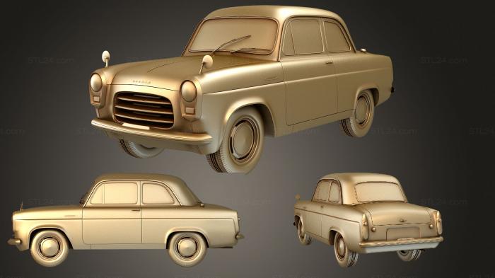 Автомобили и транспорт (Ford Anglia (Mk3) (100E) 1953, CARS_1508) 3D модель для ЧПУ станка