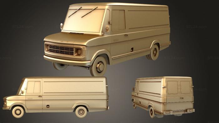 Автомобили и транспорт (Ford A Series PanelVan 1973, CARS_1511) 3D модель для ЧПУ станка