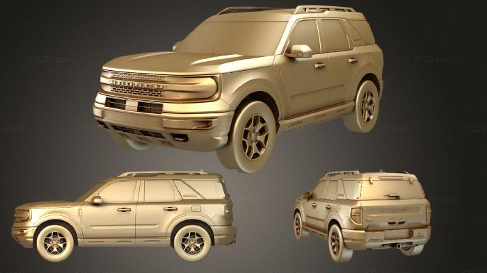 Автомобили и транспорт (Ford Bronco Sport First Edition 2021, CARS_1517) 3D модель для ЧПУ станка