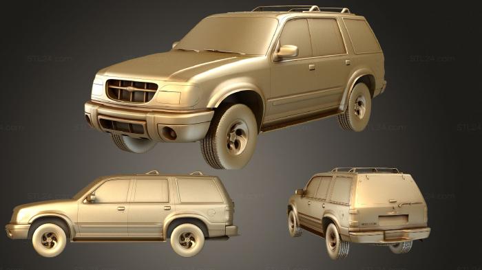 Автомобили и транспорт (Ford Explorer (Mk2) 1994, CARS_1543) 3D модель для ЧПУ станка