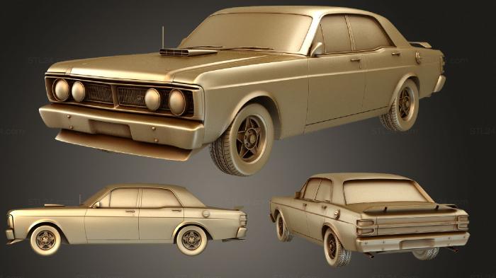 Vehicles (Ford Falcon (AU) (Mk2f) (XY) GT HO 1971, CARS_1567) 3D models for cnc