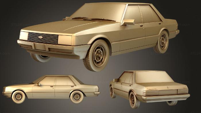 Автомобили и транспорт (Ford Falcon (AU) (Mk4) (XD) 1979, CARS_1570) 3D модель для ЧПУ станка