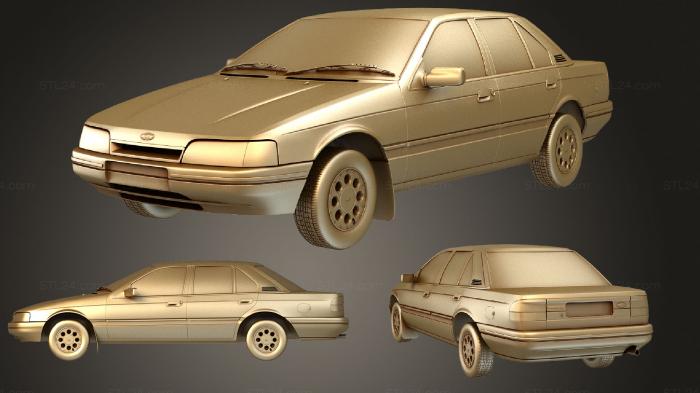 Автомобили и транспорт (Ford Falcon (AU) (Mk5) (EA) 1988, CARS_1573) 3D модель для ЧПУ станка