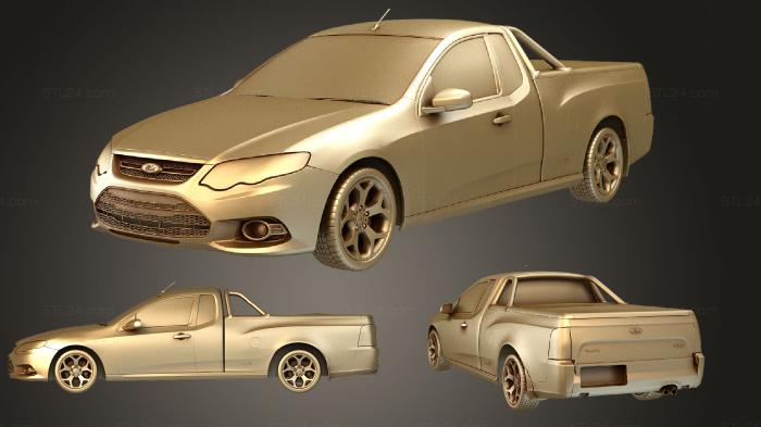 Автомобили и транспорт (Ford Falcon (Mk7) (FG) UTE XR6 2011, CARS_1580) 3D модель для ЧПУ станка