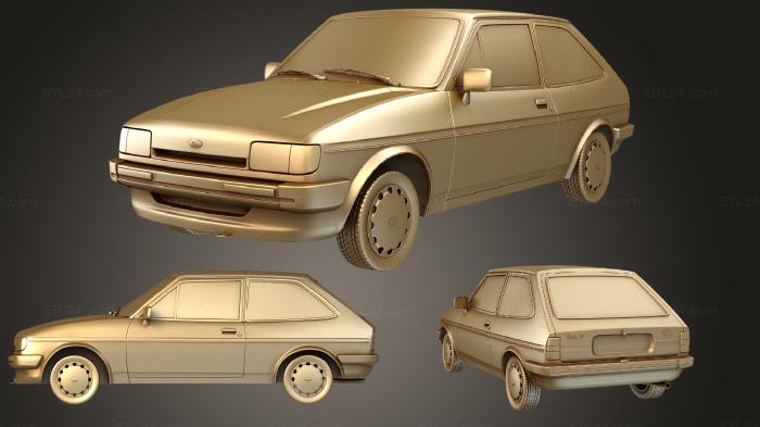 Vehicles (Ford Fiesta (Mk2) 3door 1983, CARS_1583) 3D models for cnc