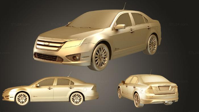 Автомобили и транспорт (Ford Fusion hybrid 2010 v02, CARS_1587) 3D модель для ЧПУ станка