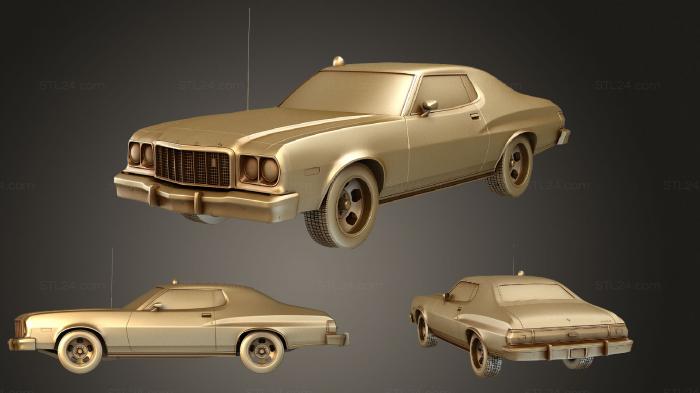 Vehicles (Ford Gran Torino 1975 set, CARS_1592) 3D models for cnc
