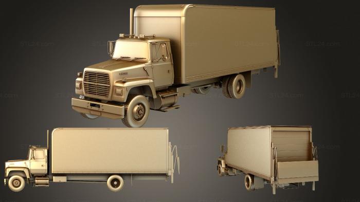 Vehicles (Ford LN8000 Box Truck 1995, CARS_1598) 3D models for cnc