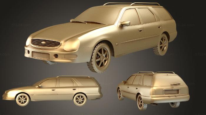 Автомобили и транспорт (Ford Scorpio (Mk2) turnier 1994, CARS_1631) 3D модель для ЧПУ станка