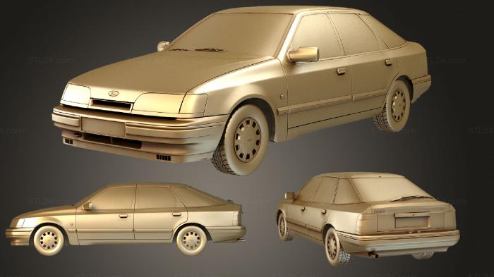 Vehicles (Ford Scorpio Mk1 hatchback 1985, CARS_1632) 3D models for cnc