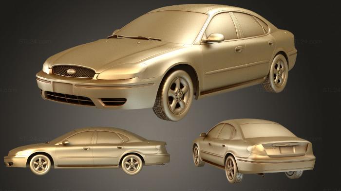 Автомобили и транспорт (Ford Taurus (Mk4) 2000, CARS_1640) 3D модель для ЧПУ станка