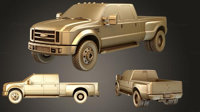 Автомобили и транспорт (FORD F450 SUPER DUTY, CARS_1655) 3D модель для ЧПУ станка