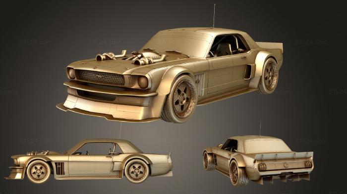 Автомобили и транспорт (Ford mustang hoonicorn v2, CARS_1664) 3D модель для ЧПУ станка