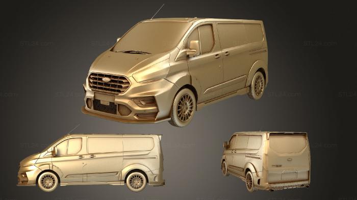 Автомобили и транспорт (Ford transit ms rt 2018, CARS_1667) 3D модель для ЧПУ станка