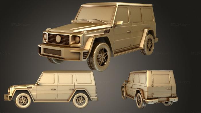 Автомобили и транспорт (Gelik G класс 2013, CARS_1692) 3D модель для ЧПУ станка