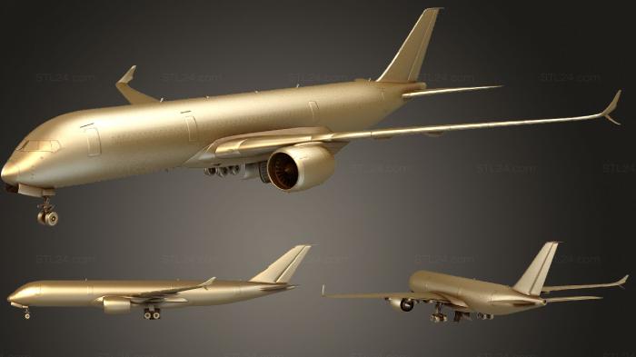 Vehicles (Generic Jet Airliner, CARS_1710) 3D models for cnc