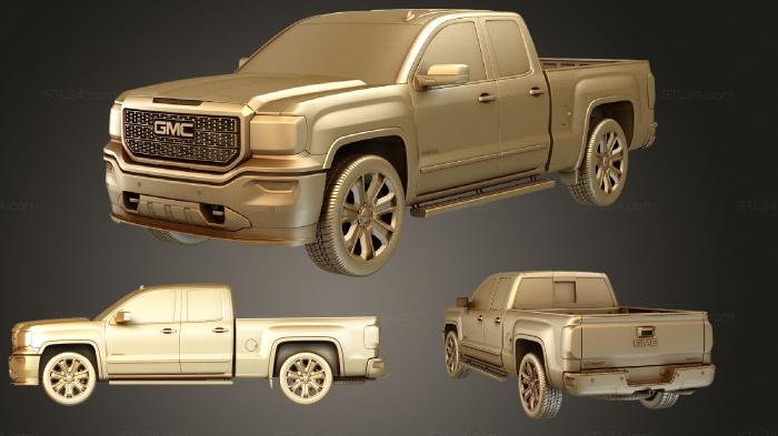 Vehicles (GMC Sierra Denali 2016 set, CARS_1732) 3D models for cnc
