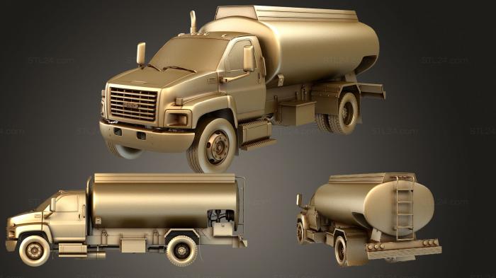Vehicles (GMC Topkick C8500 RegularCab Tanker Truck 2004, CARS_1734) 3D models for cnc