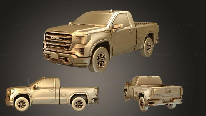 Vehicles (GMC Sierra Reg SLE 1500 2020, CARS_1745) 3D models for cnc