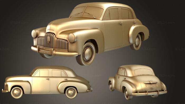Автомобили и транспорт (Холден 48 215 седан 1948, CARS_1782) 3D модель для ЧПУ станка