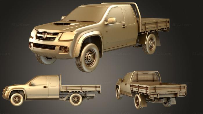 Vehicles (Holden Colorado (Mk1) (RC) SpaceCab AlloyTray LX 2008, CARS_1785) 3D models for cnc