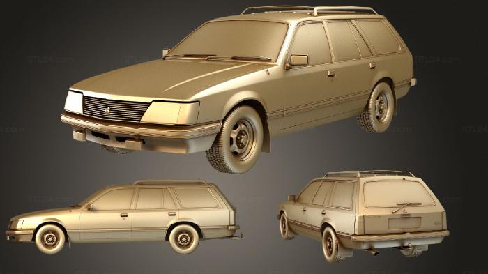 Автомобили и транспорт (Универсал Holden Commodore (Mk1) (VH) 1981, CARS_1789) 3D модель для ЧПУ станка