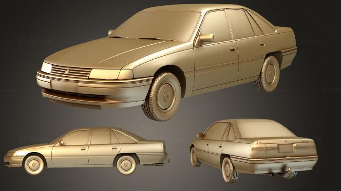 Автомобили и транспорт (Holden Commodore (Mk2) (VN) седан 1988, CARS_1790) 3D модель для ЧПУ станка