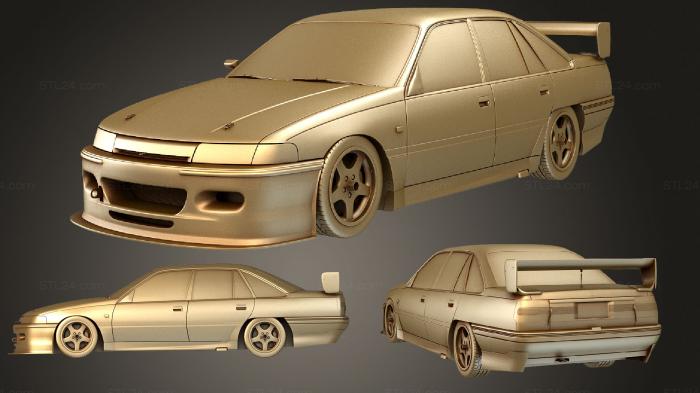 Автомобили и транспорт (Туристический автомобиль Holden Commodore (Mk2f) (VP) 1993, CARS_1791) 3D модель для ЧПУ станка