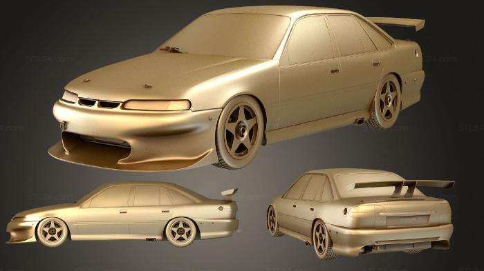 Автомобили и транспорт (Гоночный автомобиль Holden Commodore (Mk2f) (VR) 1993, CARS_1792) 3D модель для ЧПУ станка