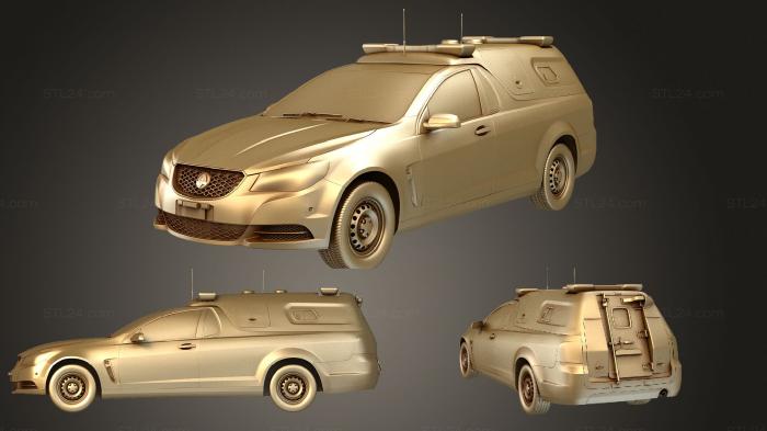 Vehicles (Holden Commodore (Mk4f) (VF) ute Evoke Police 2013 mentalray, CARS_1798) 3D models for cnc