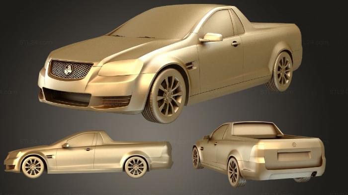 Автомобили и транспорт (Holden Commodore VE ute 2012, CARS_1805) 3D модель для ЧПУ станка