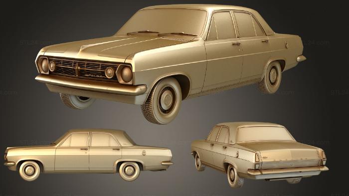 Автомобили и транспорт (Holden HR Premier 1966, CARS_1807) 3D модель для ЧПУ станка