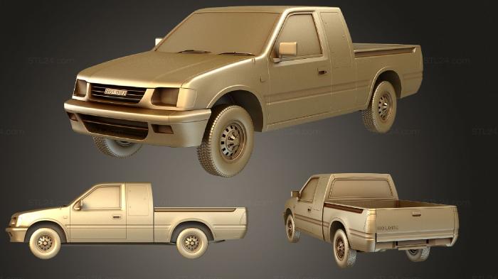 Автомобили и транспорт (Космическая кабина Holden Rodeo 1997, CARS_1811) 3D модель для ЧПУ станка