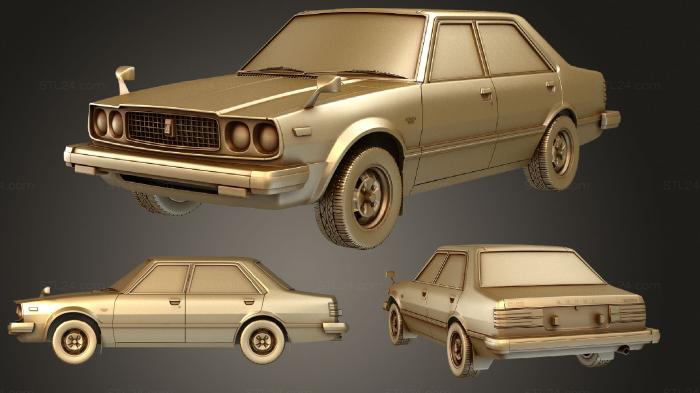 Автомобили и транспорт (Honda Accord (Mk1) седан 1977, CARS_1819) 3D модель для ЧПУ станка