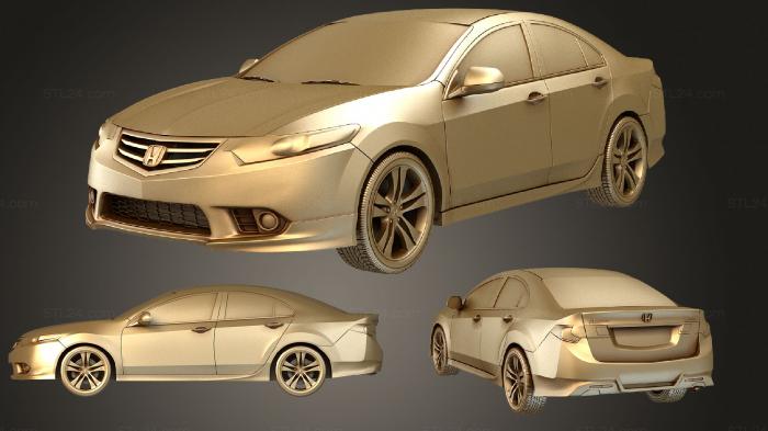 Vehicles (Honda Accord Sedan TypeS 2011, CARS_1824) 3D models for cnc