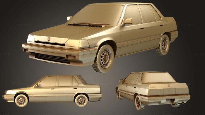 Vehicles (Honda Civic (Mk3) sedan 1983, CARS_1830) 3D models for cnc