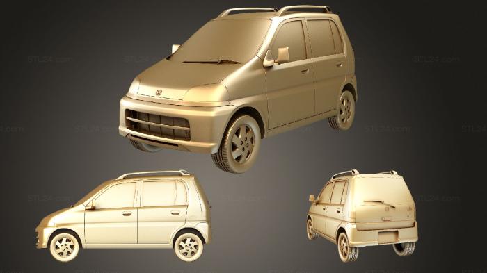 Автомобили и транспорт (Honda Life (Mk2) (JA4) 1997, CARS_1854) 3D модель для ЧПУ станка