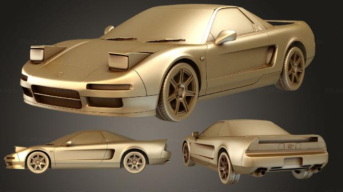 Автомобили и транспорт (Honda NSX Type R 1992, CARS_1860) 3D модель для ЧПУ станка