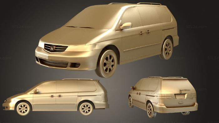 Автомобили и транспорт (Honda Odyssey (США) (Mk2) (RL1) 1999, CARS_1862) 3D модель для ЧПУ станка