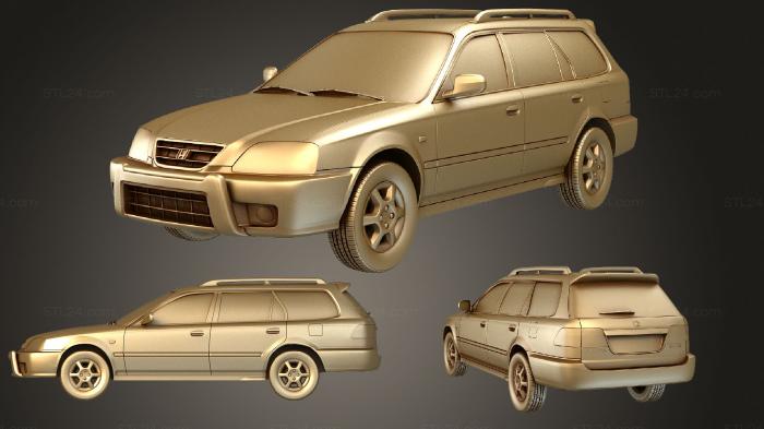 Автомобили и транспорт (Honda Orthia (EL3) 1996, CARS_1865) 3D модель для ЧПУ станка