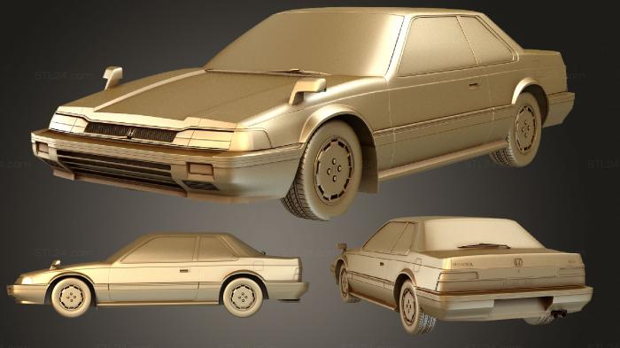 Автомобили и транспорт (Honda Prelude (Mk2) 1983, CARS_1870) 3D модель для ЧПУ станка