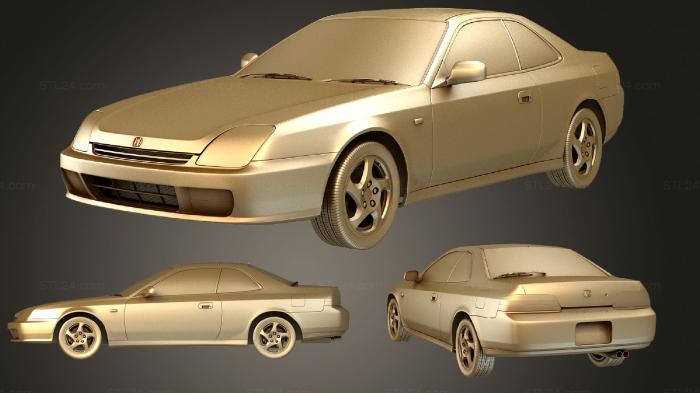 Автомобили и транспорт (Honda Prelude (Mk5) (BB5) 1997, CARS_1871) 3D модель для ЧПУ станка
