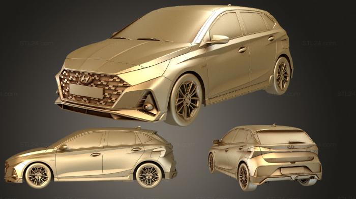 Vehicles (Hyundai i20   2021, CARS_1935) 3D models for cnc